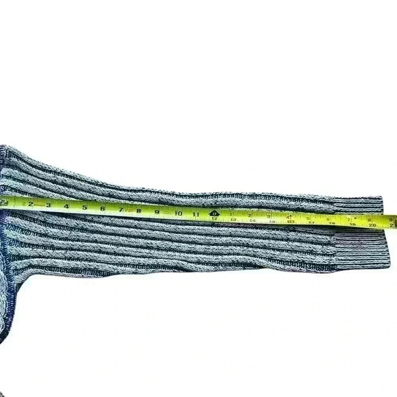 EMORY PARK CONTRASTED CABLE KNIT SWEATER TOP size large - Picture 9 of 9